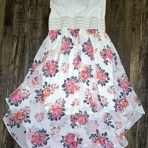 No Boundaries High Low Strapless Dress